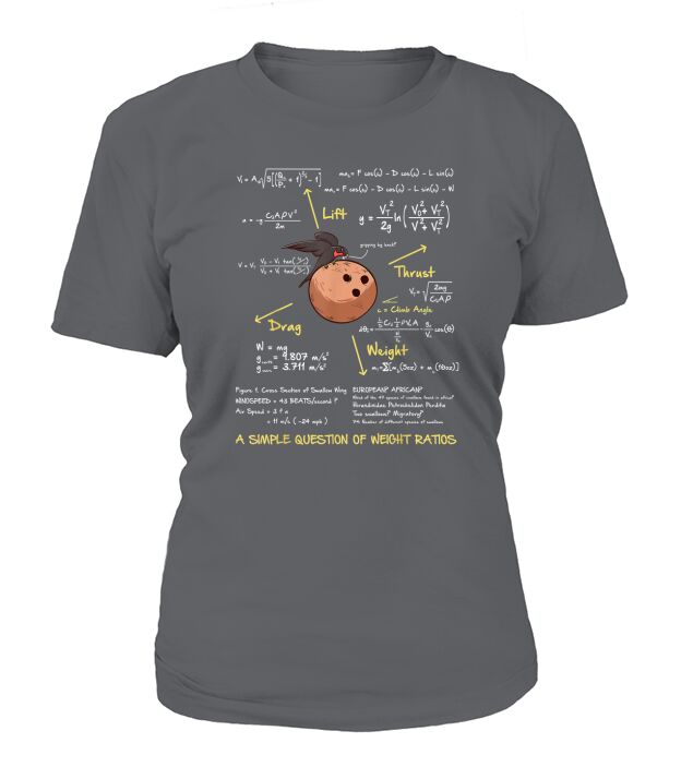 A Simple Question Of Weight Ratios Funny Math T-Shirt Woman