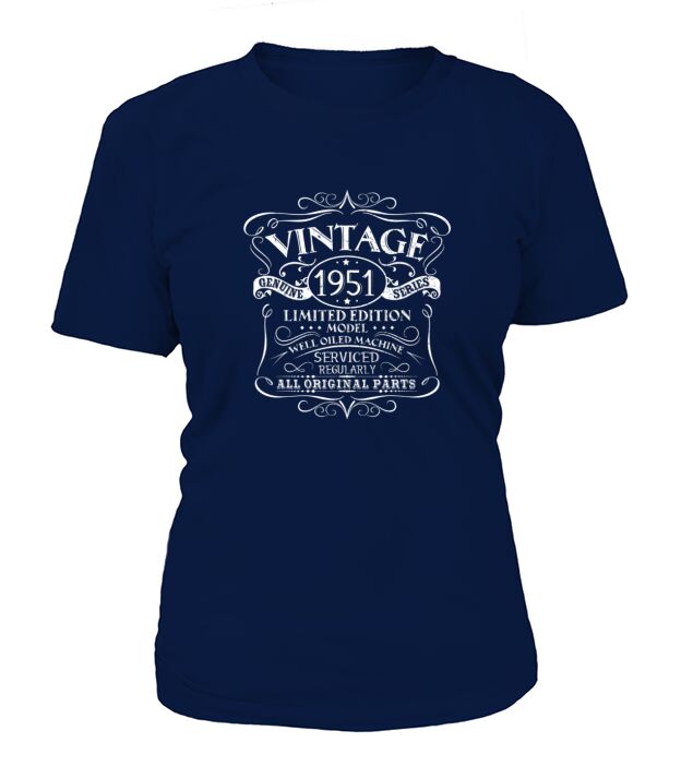 Vintage 1951 70th Birthday Gift Men Women Original Design T-Shirt Woman