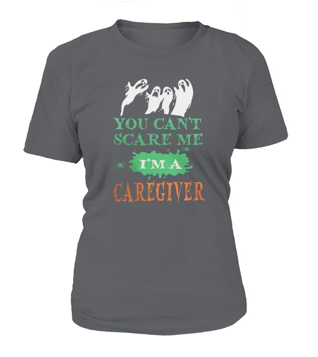 HALLOWEEN GHOST - i am a Caregiver T-Shirt Woman