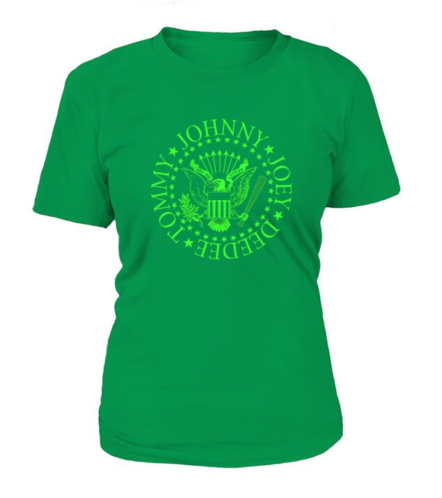 Ramones Green Seal T-Shirt Woman