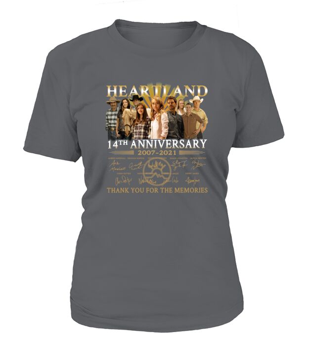 Premium the heartland 14th anniversary 2007 2021 signatures thank you for the memories T-Shirt Woman