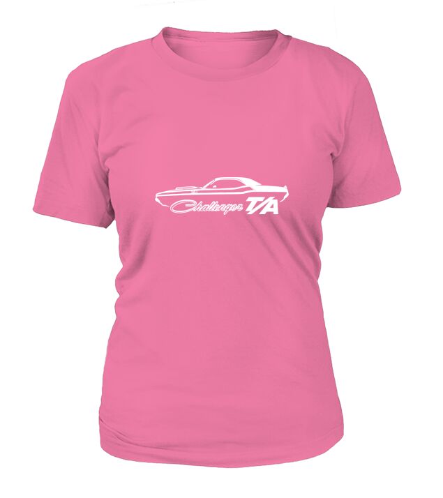 1970 Dodge Challenger TA Classic Outline Design T-Shirt Woman