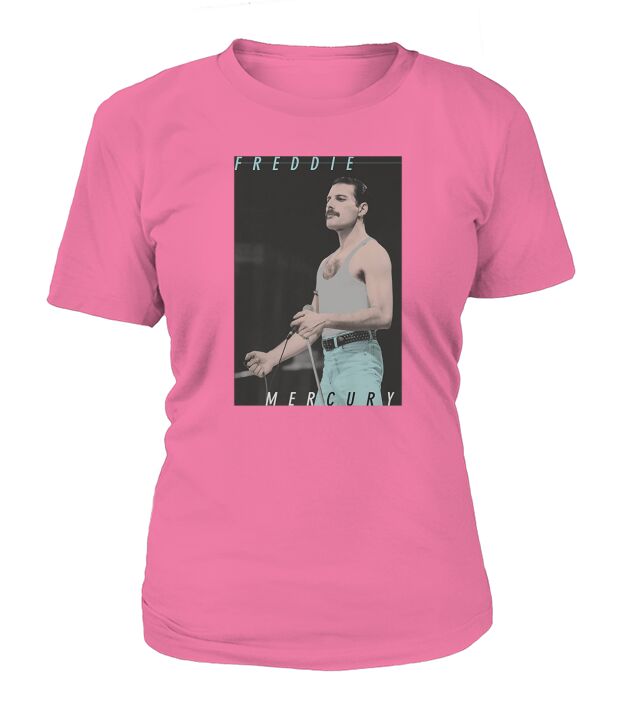 Freddie Mercury Blue Jeans Live shirt T-Shirt Woman