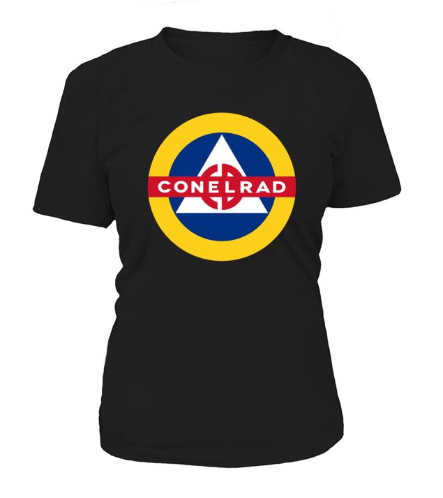 Conelrad Civil Defense T-Shirt T-Shirt Woman