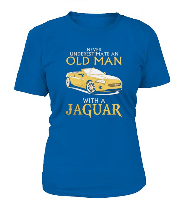 Old Man With A Jaguar T-Shirt Woman