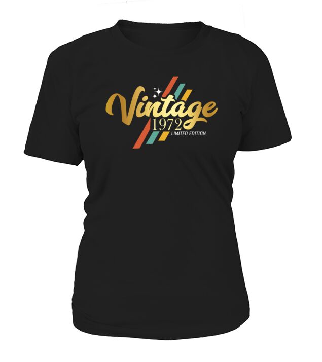 50th Birthday Vintage 1972 T-Shirt Woman