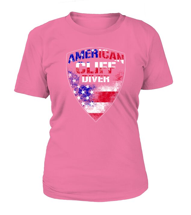 Cliff Diving Lover Fun Practice Cliff Jumping T-Shirt Woman