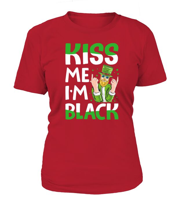 Kiss me Im black T-Shirt Woman