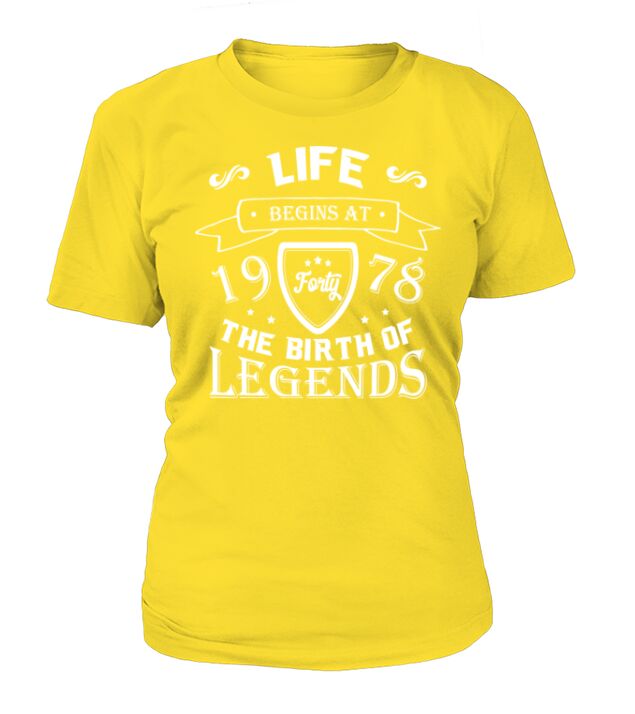 1978 - 40 Birth Of Legends Women's T-Shirt