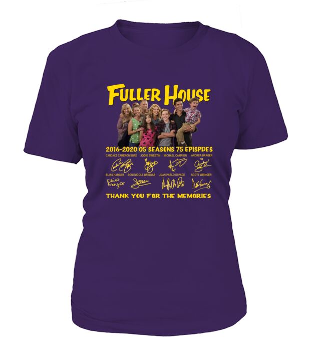 Fuller House 2016 2020 05 seasons 75 episodes signatures T-Shirt Woman