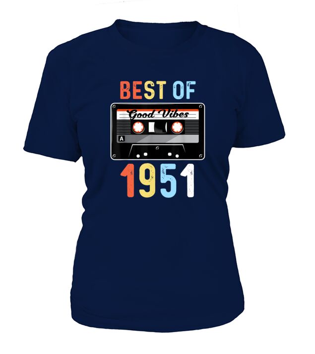 Best Of 1951 Retro Vintage Cassette Tape T-Shirt Woman
