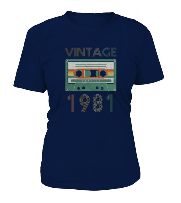1981 Vintage Cassette Tape T-Shirt Woman