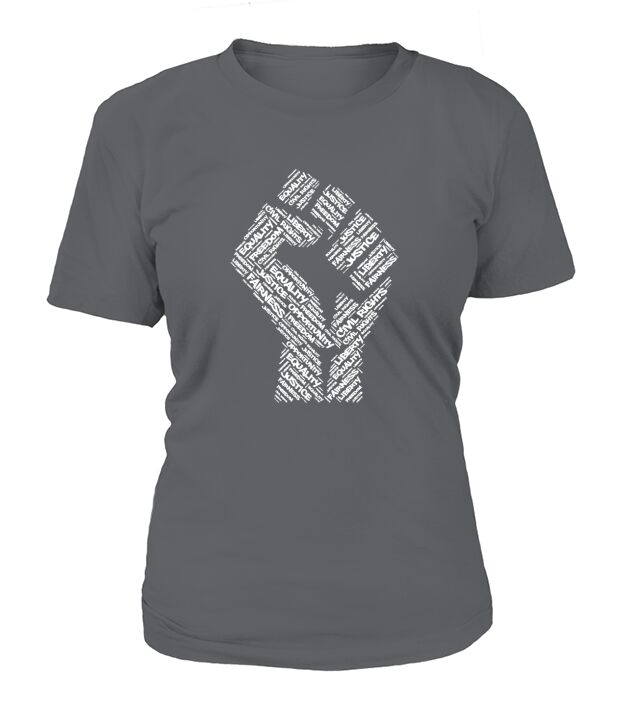 Civil Rights Black Power Fist March T-Shirt Woman