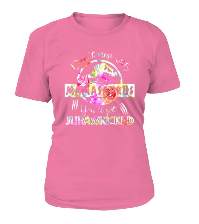 Don&#8217;t Mess With Mamasaurus - Ladies Flowy Tank T-Shirt Woman