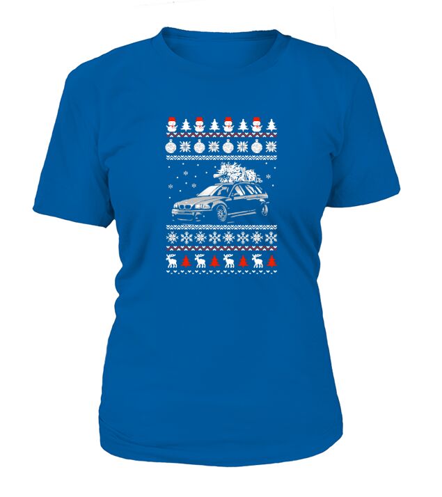 Official E46 Touring Christmas T-Shirt Woman