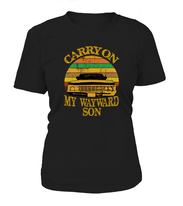 Vintage Sunset Carry on my wayward son T-Shirt Woman