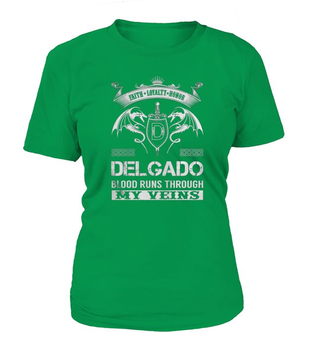 DELGADO Last Name, Surname Tshirt T-Shirt Woman