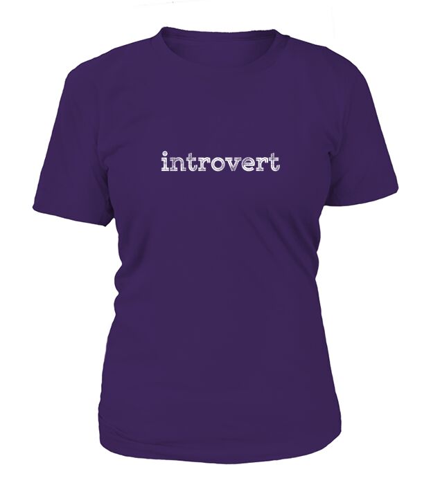 Retro Graphic Introvert Identity T-Shirt Woman