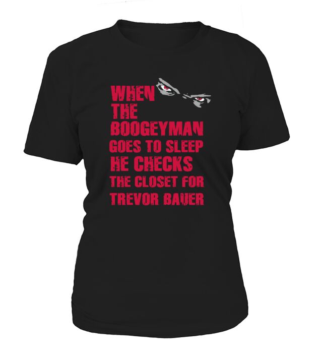 Trevor Bauer Cleveland Baseball Sports Boogeyman Women's T-Shirt