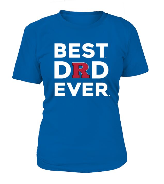 Rutgers Scarlet Knights_Best Dad Ever T-Shirt Woman