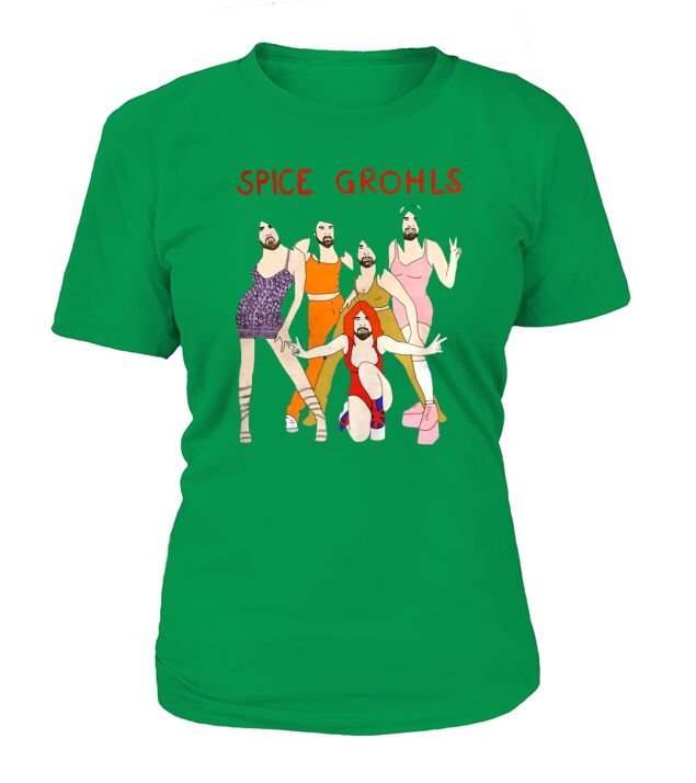 Spice Grohls Spice Girls And Boys Fronts T-Shirt Woman
