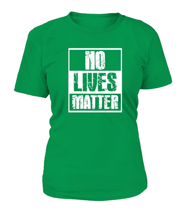 No Lives Matter Halloween T-Shirt Funny Horror Parody Tee T-Shirt Woman
