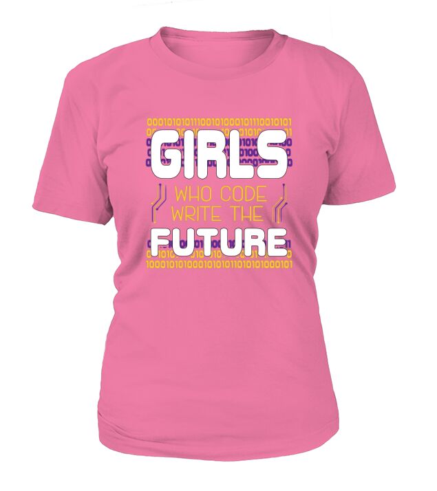 Girls Who Code Coding Girl Programmer Developer For Female T-Shirt Woman