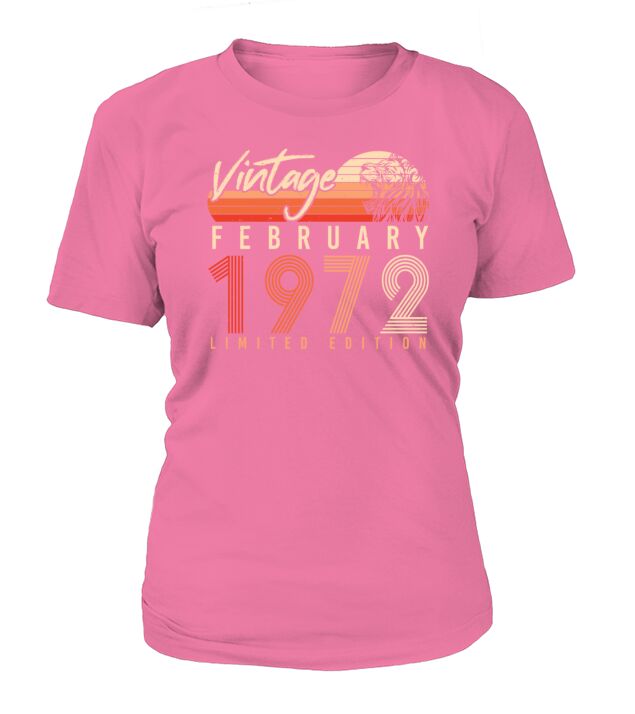 1972 February Limited Vintage Women's T-Shirt