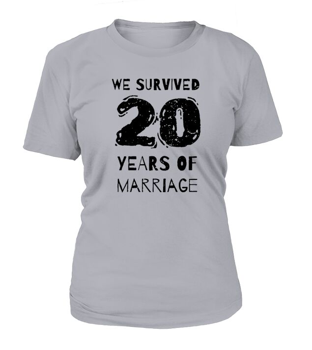 We Survived 20 Years Of Marriage T-Shirt Woman