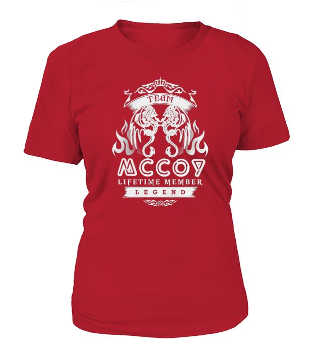 Team Mccoy Lifetime Member T-Shirt Woman