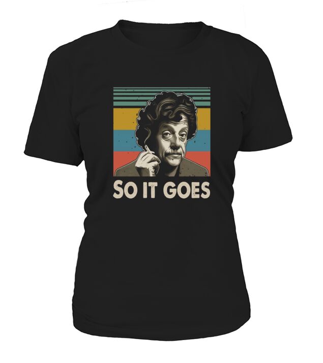 Kurt Vonnegut So it goes vintage shirt Women's T-Shirt