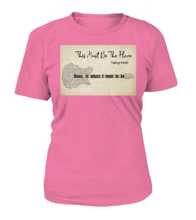 This must be the place Guitar Landscape T-Shirt Woman