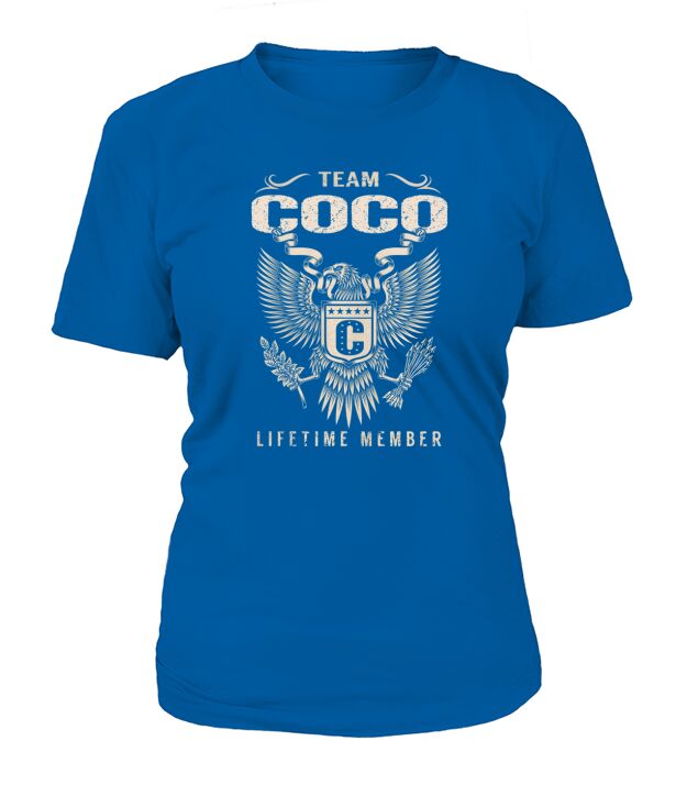 Team COCO Lifetime Member Name Shirts T-Shirt Woman