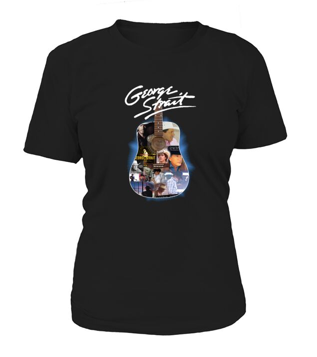 Band Rock Signature George Strait T-Shirt Woman