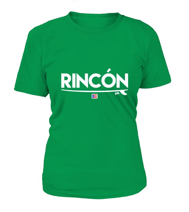 Rincon, Puerto Rican Surfing T-Shirt T-Shirt Woman