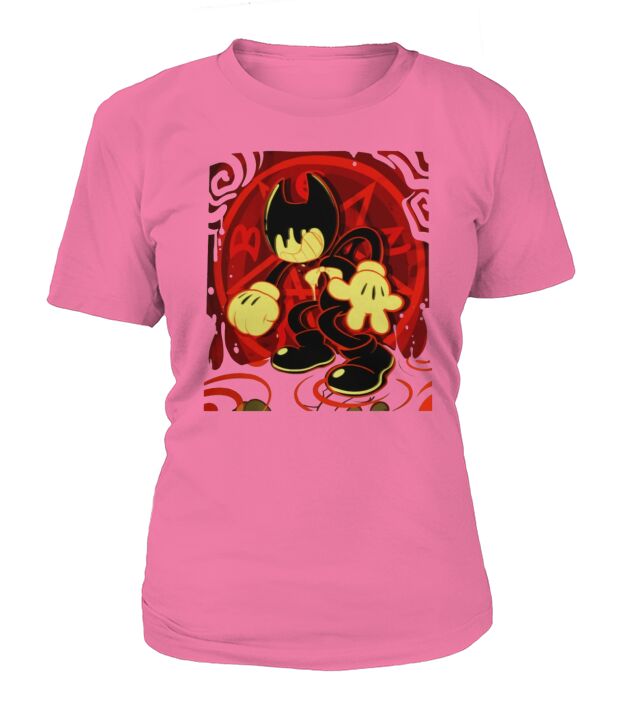 Bendy Reckless And The Ink Machine  Womens VNeck TriBlend TShirt T-Shirt Woman