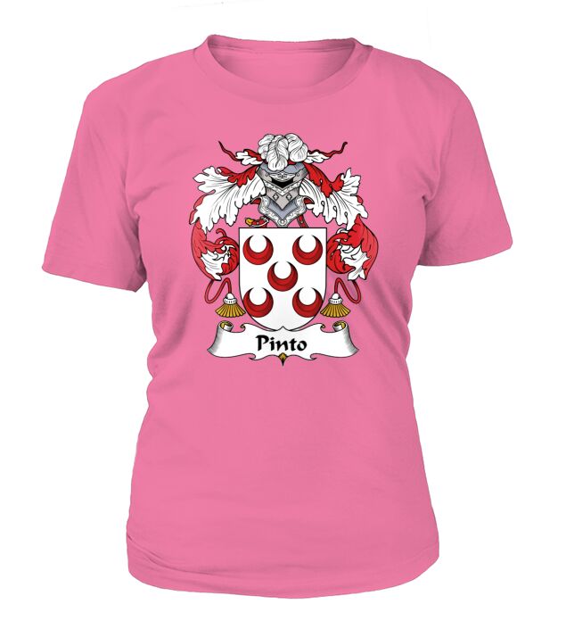 Pinto Family Crest Portuguese Family Crests T-Shirt Woman