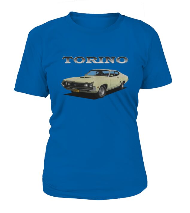 1970 Ford Torino Cream T-Shirt Woman