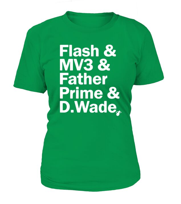 Court Culture Dwyane Wade Nickname Flash MV3 Father Prime D.Wade T-Shirt Woman