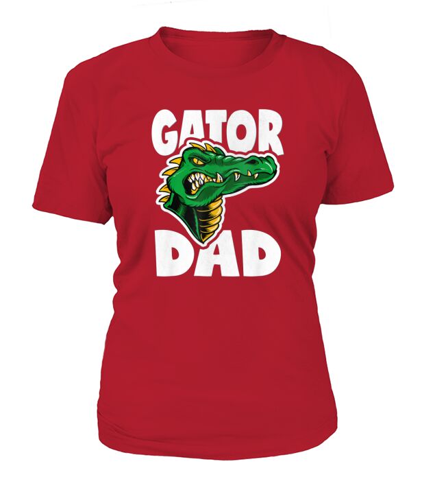 Vintage Retro Gator Dad T-Shirt Woman