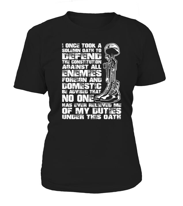 I Once Took A Solemn Oath To Defend The Constitution Women's T-Shirt