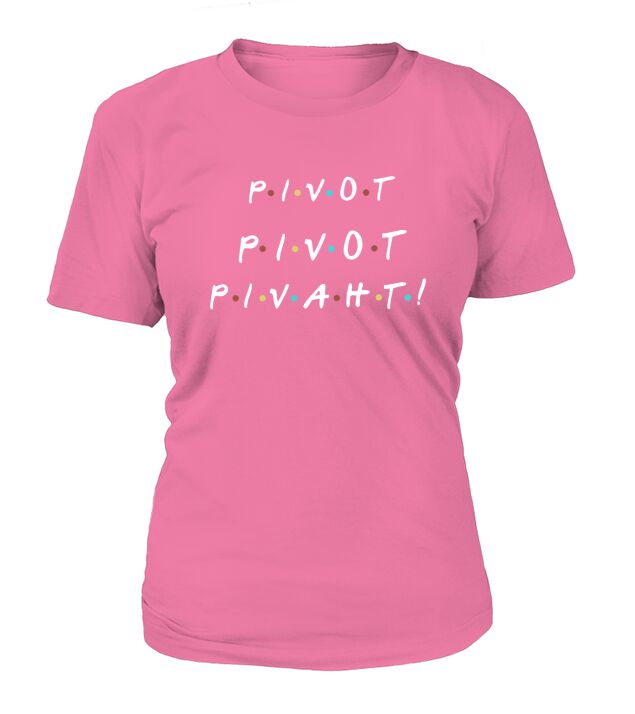 Style Friends Pivot Funny Nostalgia Couch Sofa Tee Shirt T-Shirt Woman