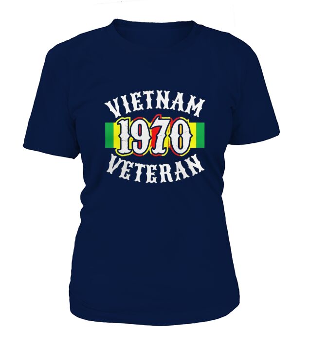 Mens Vietnam 1970 Veterans Tshirt for War Vets and Heroes T-Shirt Woman