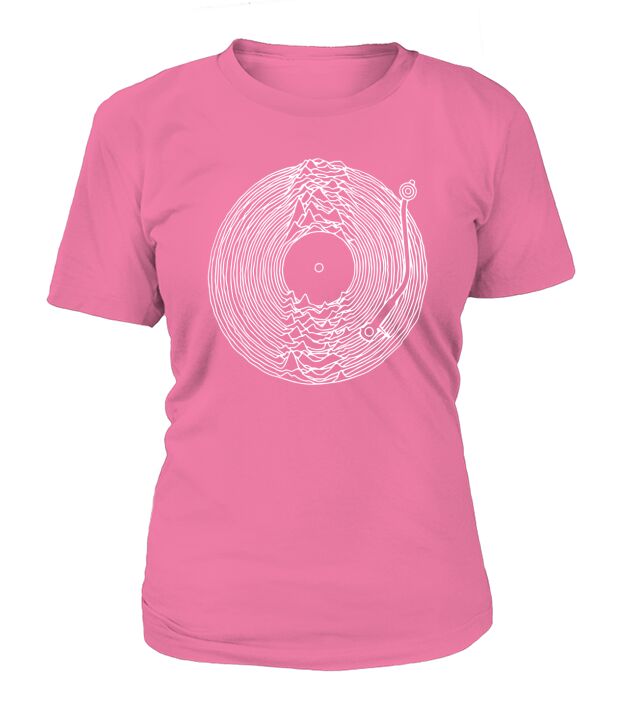 Joy Division Vinyl Unknown Pleasures Design T-Shirt Woman