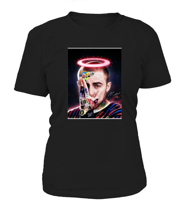 R.I.P Mac Miller Angel Artist Rapper signature shirt T-Shirt Woman