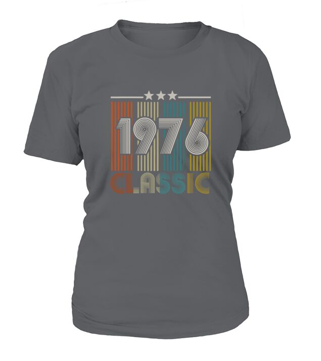 43nd Birthday Gift Classic Vintage 1976 Men Women T-Shirt Woman