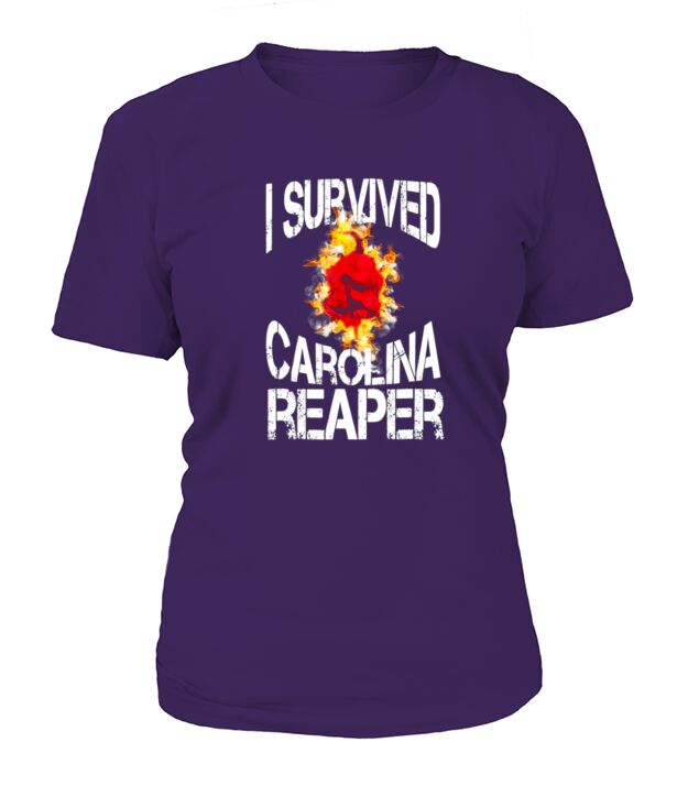 I Survived Carolina Reaper Hot Pepper T-Shirt Woman