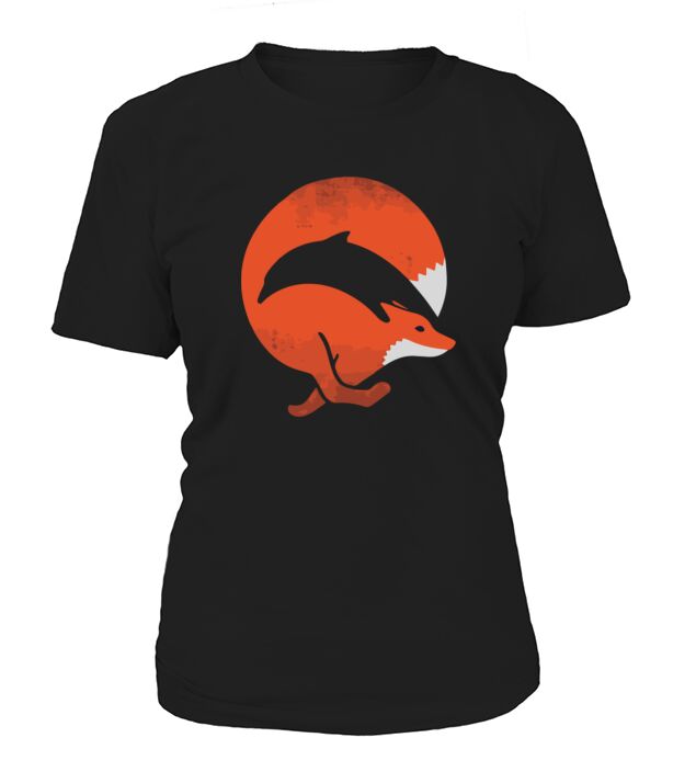 Dolphin and Fox  DOLPHOX T-Shirt Woman