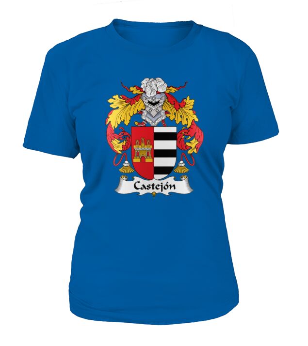 Castejon Family Crest Spanish Family Crests T-Shirt Woman
