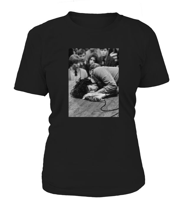 The Doors Jim Morrison Passed Out On Stage T-Shirt Woman
